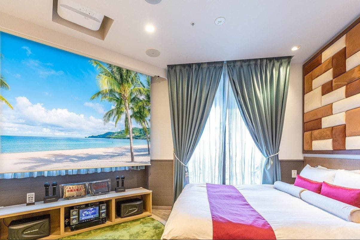 โปรเจคเตอร์ขนาด 100 นิ้วพร้อมคาราโอเกะ