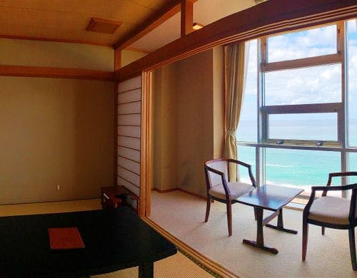 ほとんどのお部屋がオーシャンフロント。