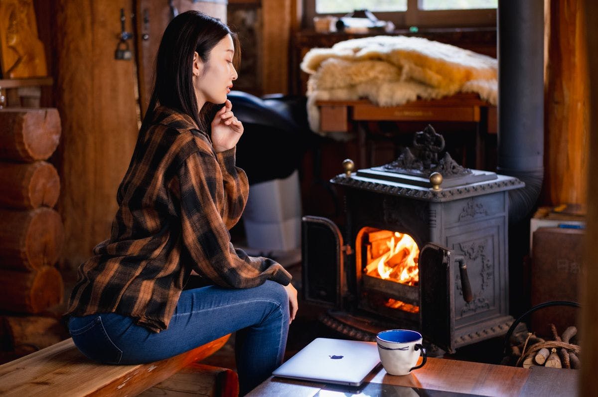 【Phòng chờ】Mùa đông với bếp lò củi