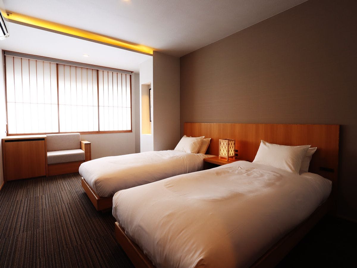 ห้องพักเตียงคู่ที่ปรับปรุงใหม่ในปี 2024