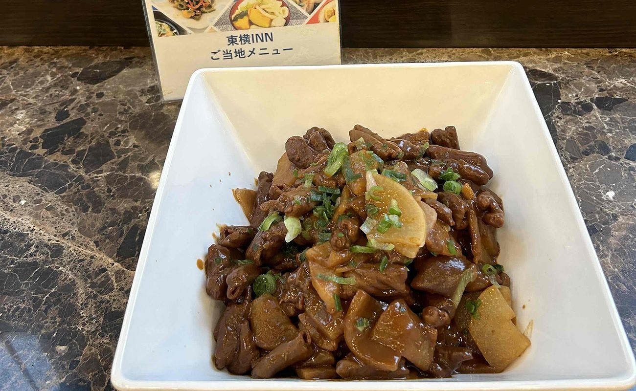 ご当地朝食メニュー「名古屋味噌どて煮」