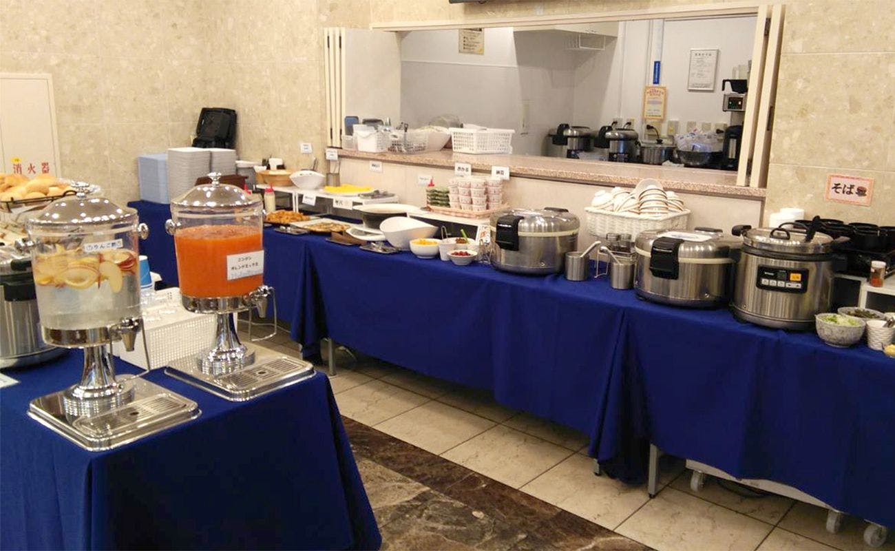 朝食会場