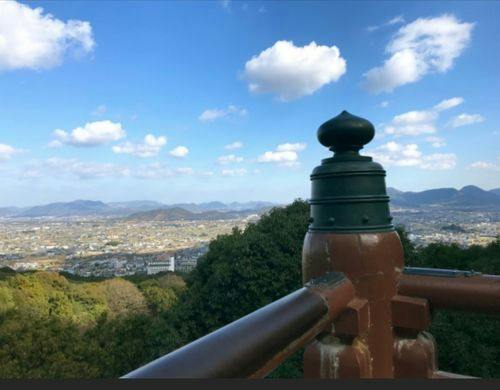 こんぴらさん御本宮７８５段目からの景色