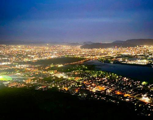 屋島山上からの夜景