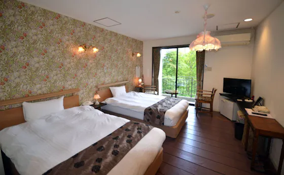 ห้องพักเตียงคู่แบบตัวอย่าง