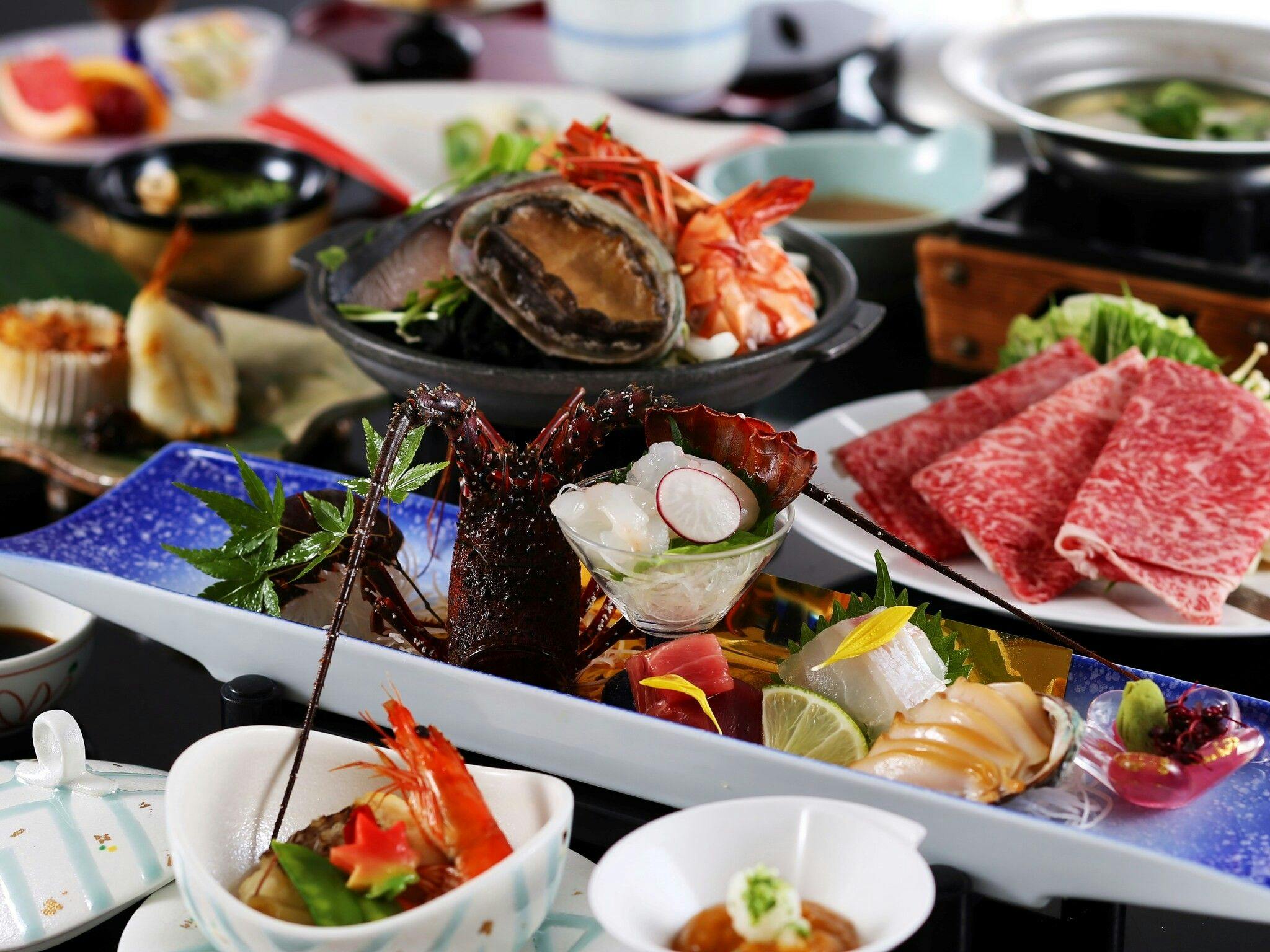 ภาพตัวอย่างเมนูไคเซกิเปลี่ยนตามฤดูกาล (อาหารฤดูใบไม้ผลิและฤดูร้อน ปี 2026)