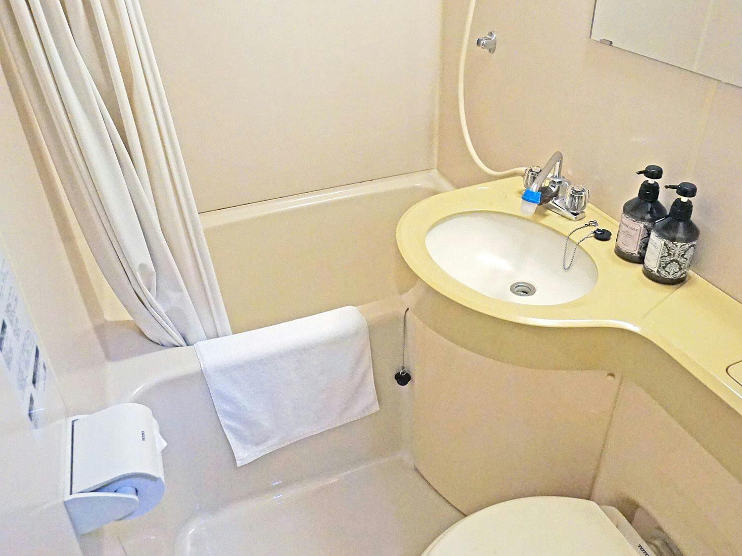Single room with unit bath.