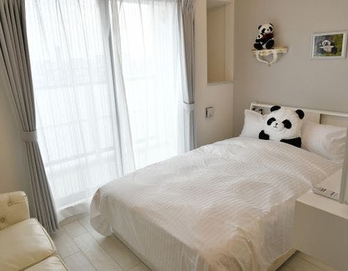 パンダと一緒に過ごせます♪
