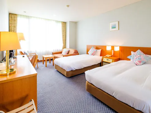 【Kamar Twin/Triple Gaya Barat】30 meter persegi