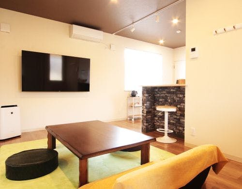 別荘棟　リビング