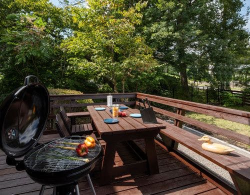 お天気のいい日にはBBQを（有料）