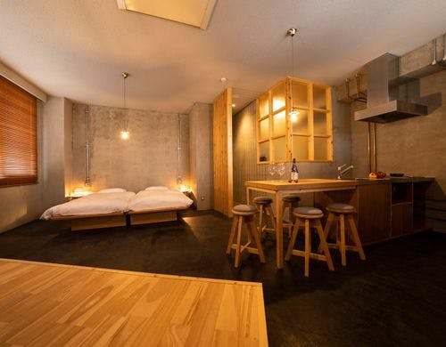 ワインカーブをイメージしたお部屋