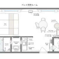 ペット同伴ルーム図面