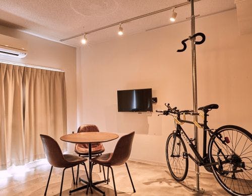 サイクリストルーム／土間エリア