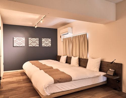 トリプルルーム／ベッドエリア