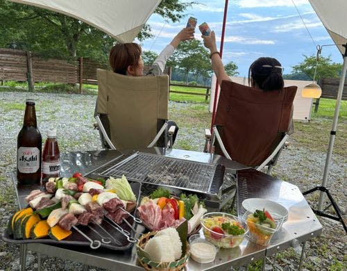 山形の食材を楽しむバーベキューで乾杯！