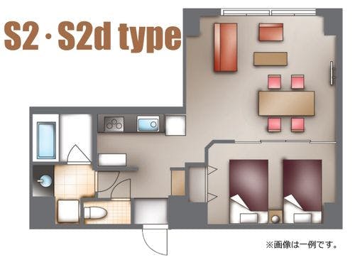 【スタンダードルーム２一例】