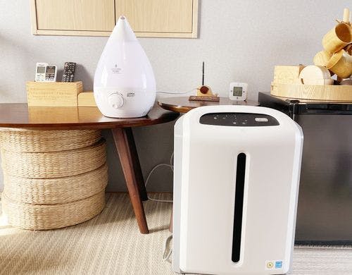 空気清浄機と加湿器
