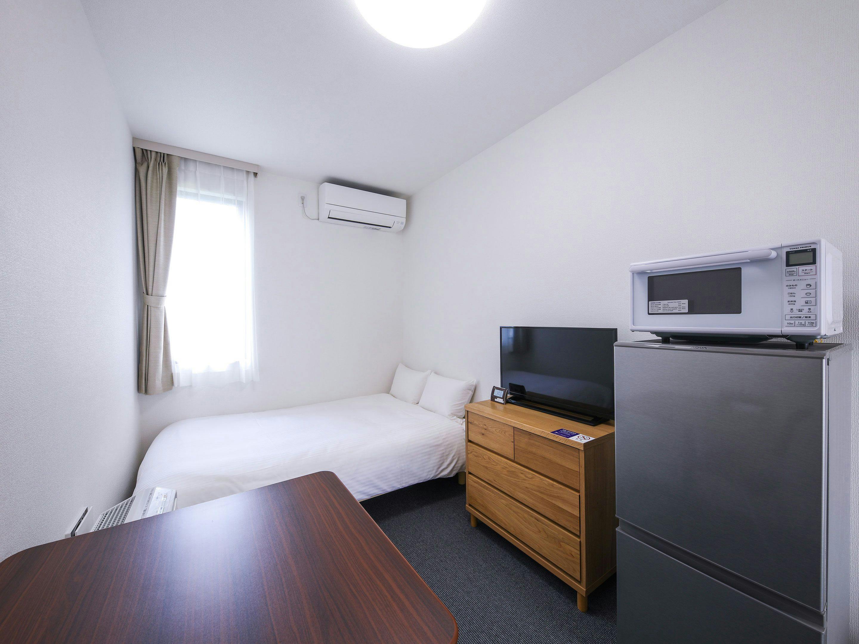 【ปลอดบุหรี่】ห้องเซมิ-ดับเบิลพร้อมครัว