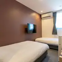 【ห้องพักปลอดบุหรี่】ห้องเตียงคู่