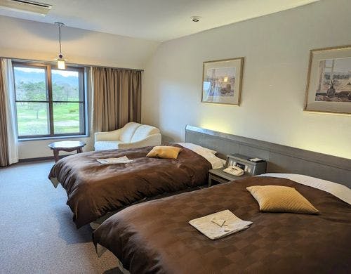 ツインルーム／コースビュー