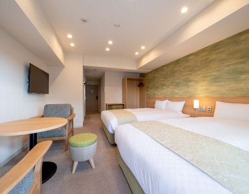 【ダブルベッド2台】嵯峨野B