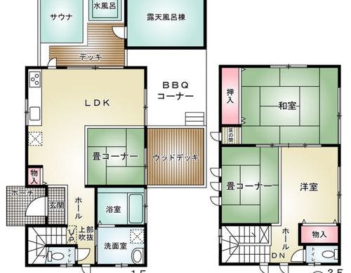 月桃55号棟間取り図