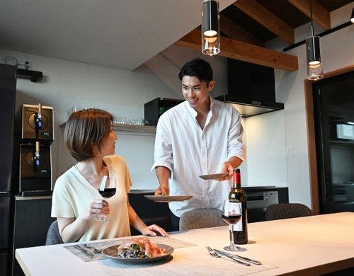 洗練されたデザイナーズハウス