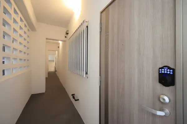 전자 잠금 장치로 보안♪