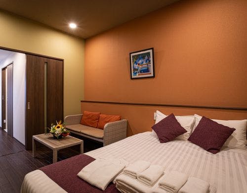 【ダブルルーム】1.4ｍ幅ベッド・禁煙