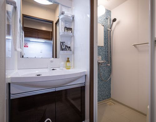 洗濯機（洗剤）・ガス乾燥機完備