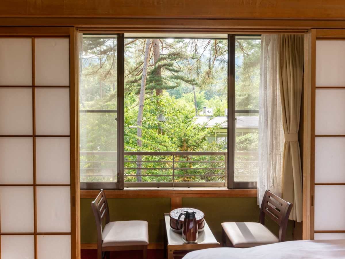 *【ตัวอย่างห้องพัก (วิวจากระเบียง)】