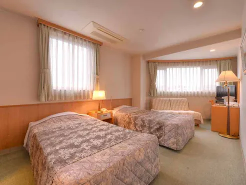 *ห้องพักสไตล์ญี่ปุ่นและตะวันตก (ตัวอย่างห้องพัก)