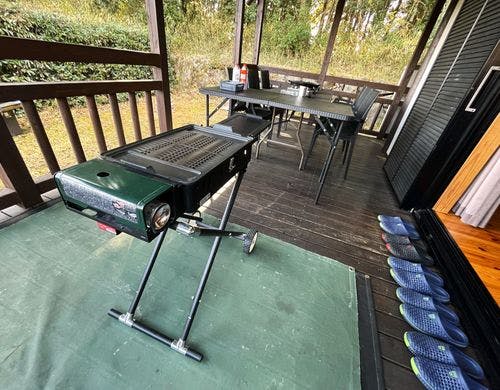 カセットガスのBBQコンロ