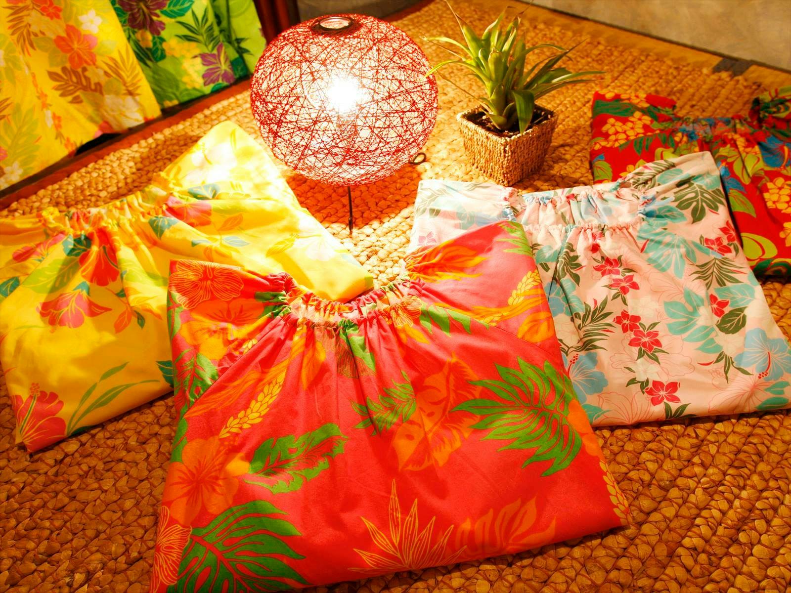 귀여운 하와이안 무무를 대여합니다.