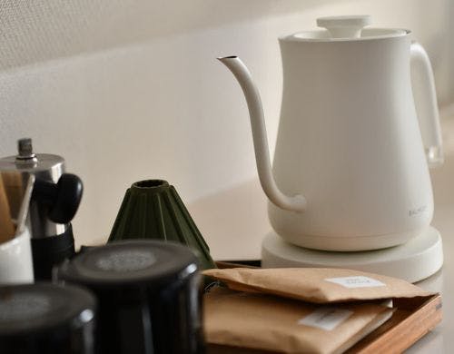 お部屋で挽きたてコーヒーを