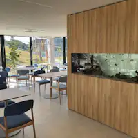 ภายในร้านอาหารโซราสุนะ