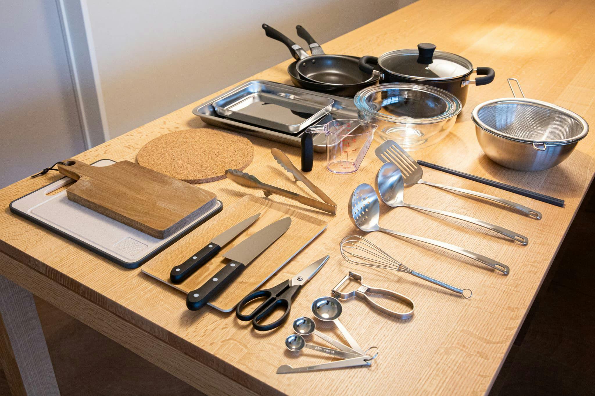 Mirai【ครัว】ชุดอุปกรณ์ทำอาหารครบชุด