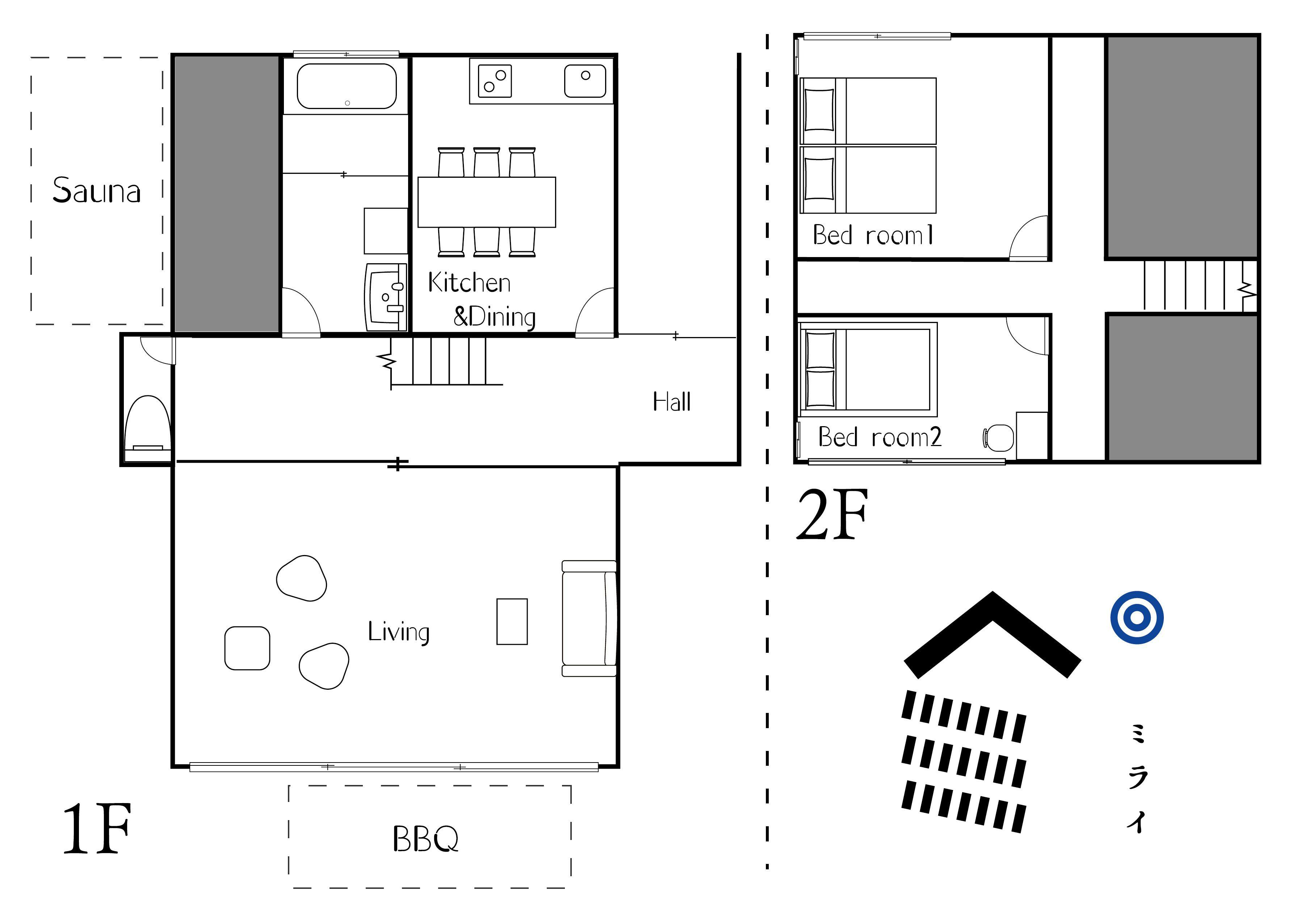 Mirai แผนผังห้อง