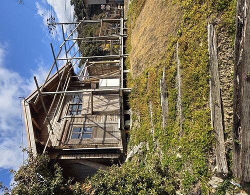 共有スペース用ログハウス