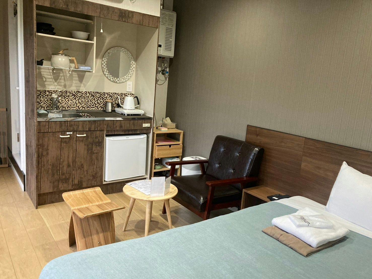 ห้องเตียงคู่พร้อมมินิครัว