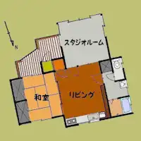 Denah dalam gedung serbaguna