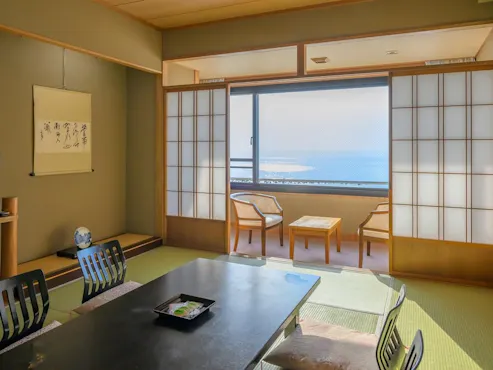 ห้องพักแบบญี่ปุ่นวิวทะเล