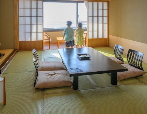 基本和室からの眺め