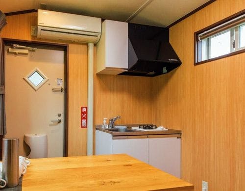 トレーラーコテージ・インデッキ　デッキ