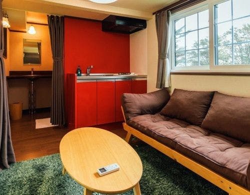 トレーラーコテージ・バルコニー 外観