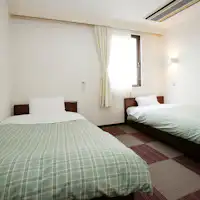 อาคารใหม่ ห้องพักสำหรับครอบครัว (ห้องสไตล์ตะวันตก + ห้องเสื่อทาทามิ 6 เสื่อ)