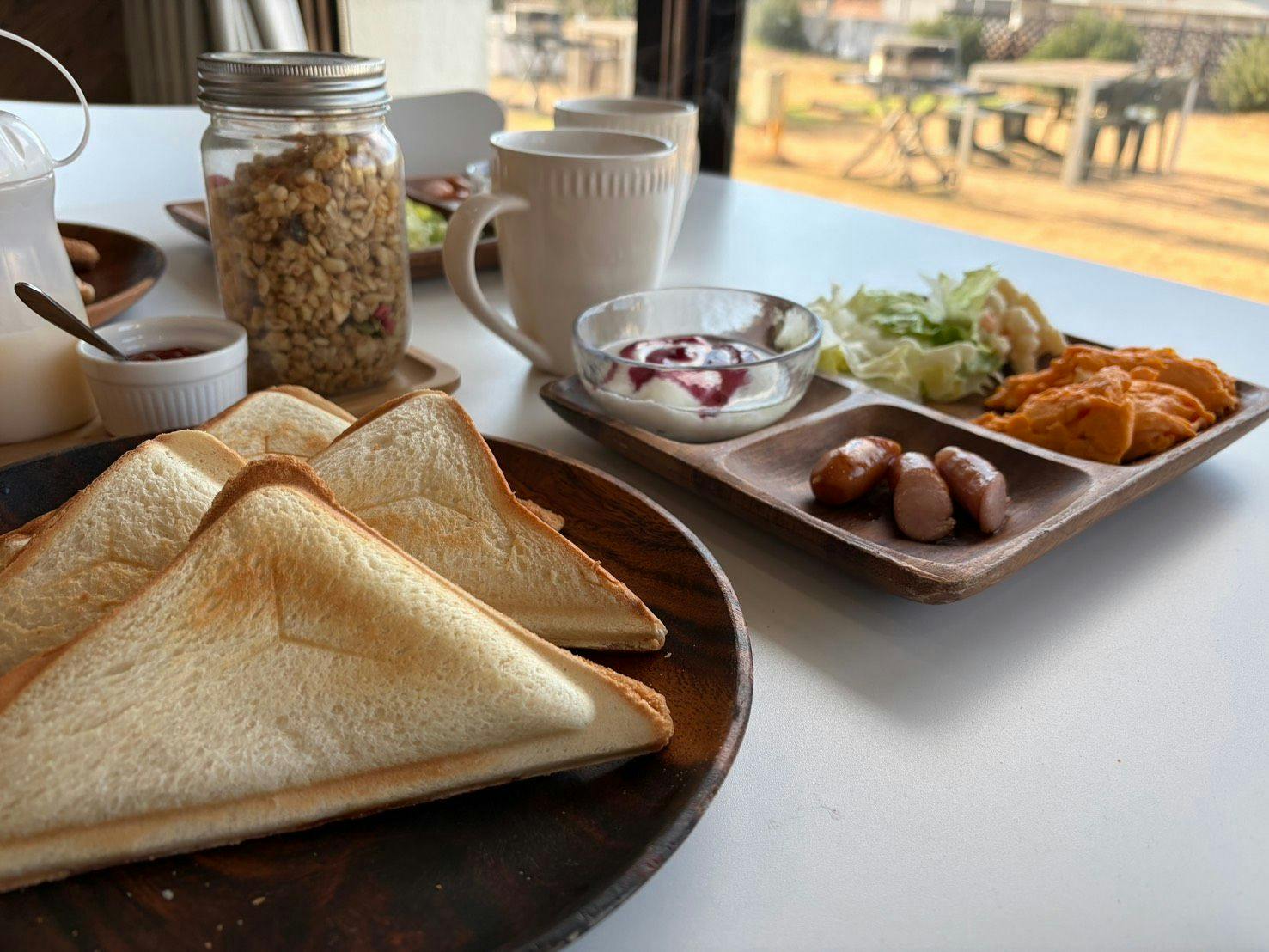 [อาหารเช้า] ตัวอย่างอาหารเช้าในวันหนึ่ง