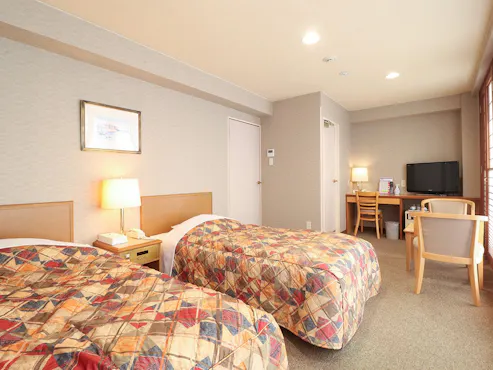 ห้องพักเตียงคู่ อาคารใหม่