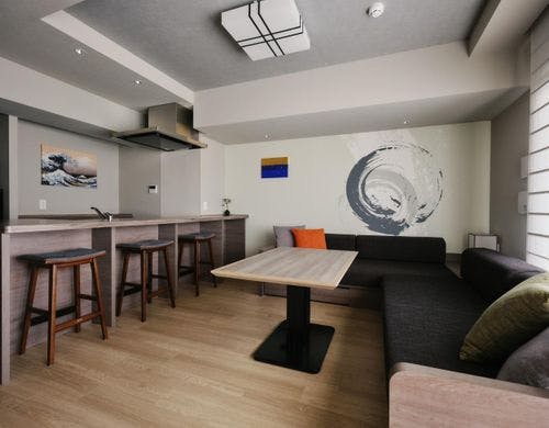 1Bed Room Japanese Suite バルコニー付